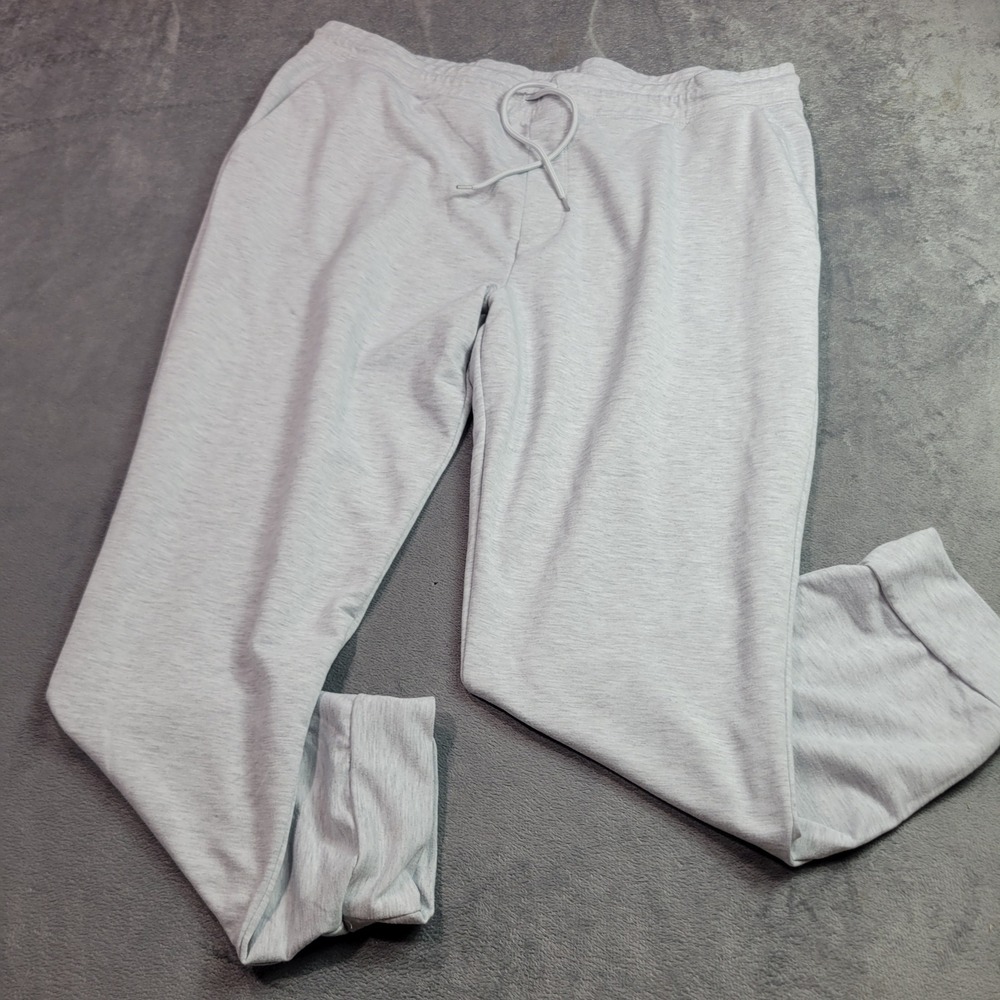 Athletic‎ Works Mens Heather Gray Jogger Sweatpants 2XL 44-46 AW33100076141FB